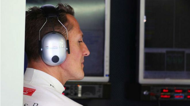 Schumacher no esta en cama