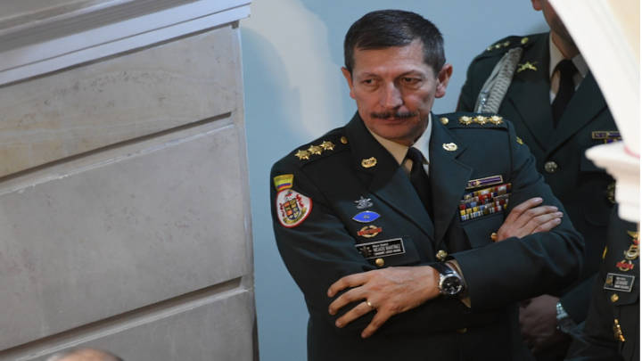 Ascendido, Nicacio Martínez, a general de cuatro soles en Colombia
