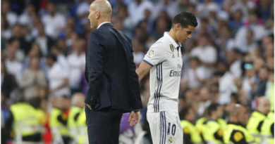 Zidane no cuenta con James para la nueva temporada.