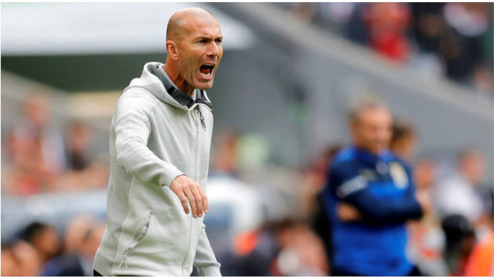 Zidane contento por el triunfo solo quiere competir.