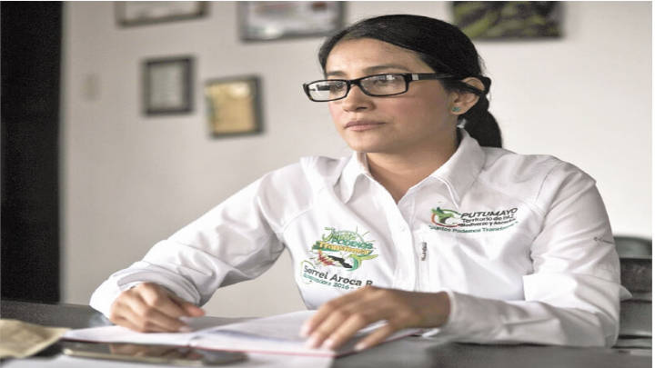 Sorrel Aroca gobernadora de Putumayo, buscando grande cambios