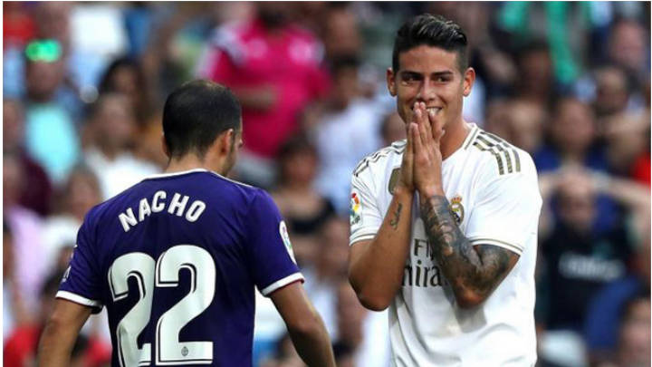 James Rodriguez se lesiona en el Juego de Valladolid