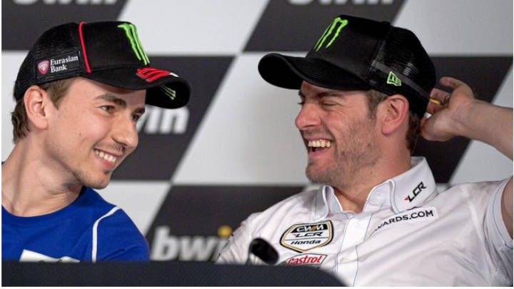 Jorge Alonzo y Calvin"Cal" Crutchlow en Honda