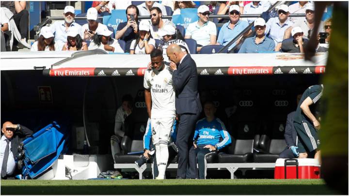Vinícius recibe loas de Zidane por su actuación en el partido, luego de haber sido sustituidó a los70 minutos del partido.