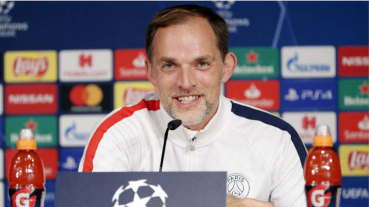 Thomas Tuchel en la rueda de prensa