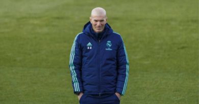 Zinedine Zidane, técnico francés del Real Madrid