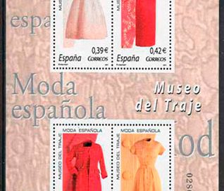 La moda vista a través de los sellos de España