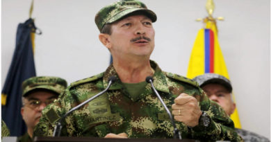 Comandante en jefe Nicacio Martínez Espinel en declaraciones.